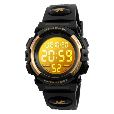 Skmei 1266 Detské hodinky pre chlapcov a dievčatá s budíkom, digitálny časovač, 5 barov, vodotesné detské LED hodinky 1258 1689 1999