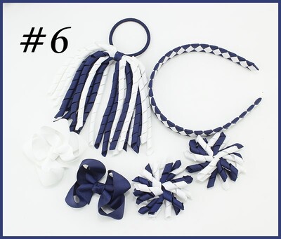 Szövés fejpántok Hajkarika masnik kapcsok Korker lófarok szalagos szett Hajpánt Corker göndör szalag csoport lány gyermek kiegészítők