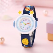 Ceas cu planetă 3D, desen animat pentru copii cu 12 astronauți digitali