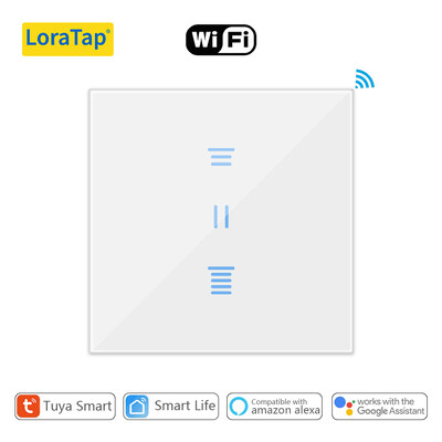 LoraTap Tuya Smart Life WiFi Kardinad Rulood Lüliti Rulood Mootorlüliti Taustvalgustus Stiil Google Home Alexa Hääljuhtimine