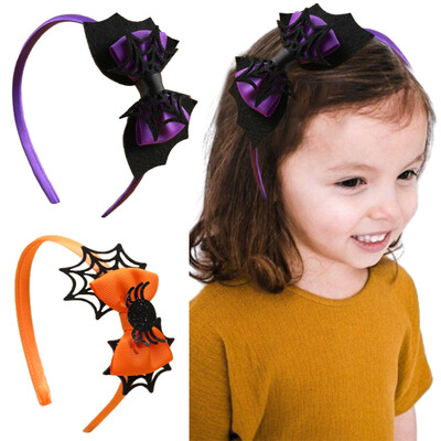 ncmama Halloween Paukove mašne Trake za glavu Dječje trake za kosu Slatke djevojke Ručno izrađeni obruč za kosu Ukosnica Cosplay Pokrivala za glavu Dodaci za kosu