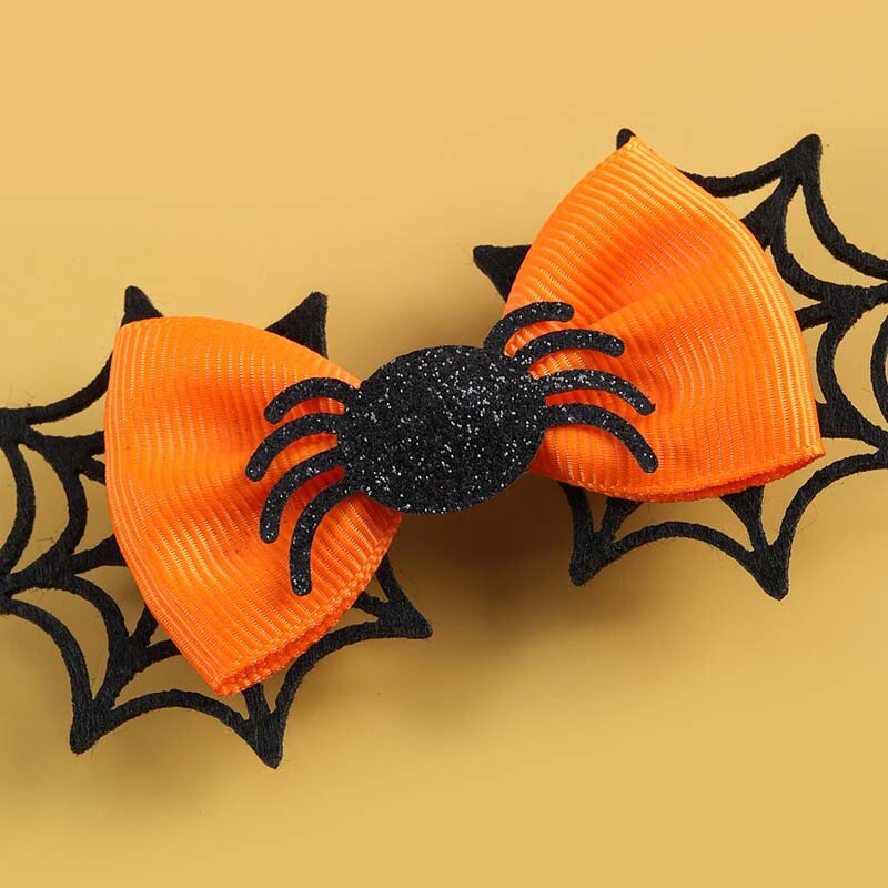 ncmama Halloween Paukove mašne Trake za glavu Dječje trake za kosu Slatke djevojke Ručno izrađeni obruč za kosu Ukosnica Cosplay Pokrivala za glavu Dodaci za kosu