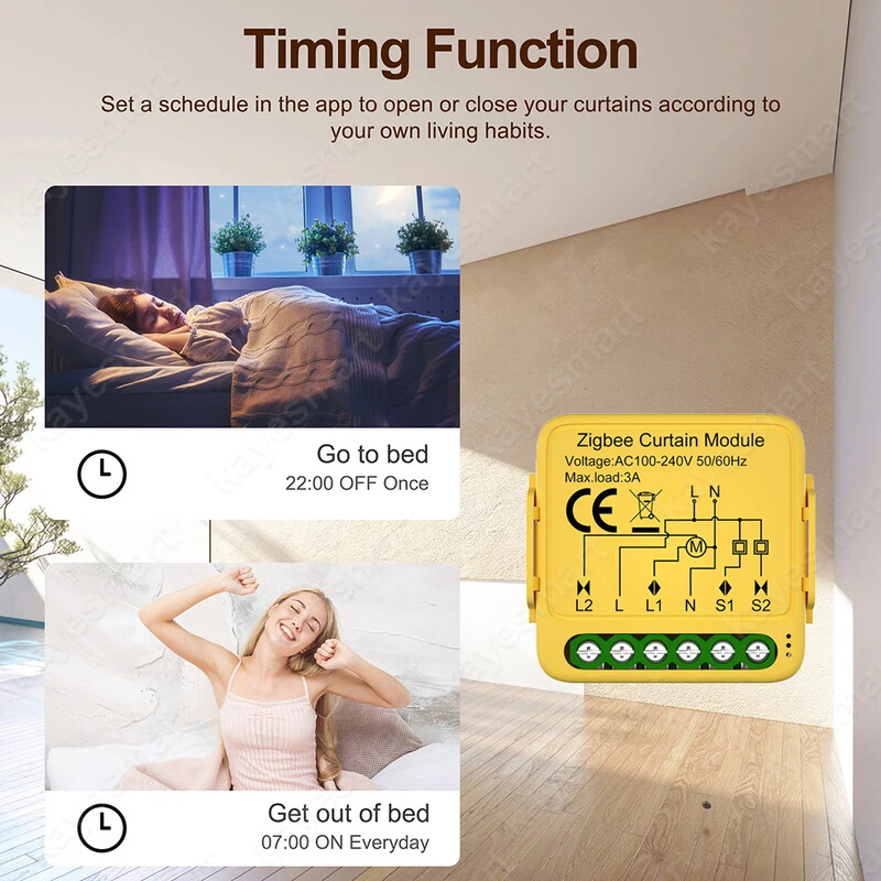 Tuya Smart WiFi Zigbee kardina lüliti moodul Ühendatud rulood Ruloo mootor Smart Life APP töötab Alexa Google Home`iga