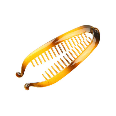 Divatos hal formájú hajkörmös egyszínű egyszerű banános hajcsatok női lányoknak hullámos fésűk hajtűk fonott bilincsek