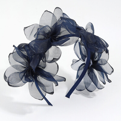 Modes sieta ziedu galvassega sievietēm rozā meiteņu matu lente matu stīpiņa bērniem princeses galvassega Matu aksesuāri ziedu galvassegas