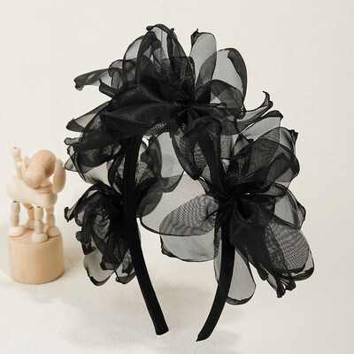 Modes sieta ziedu galvassega sievietēm rozā meiteņu matu lente matu stīpiņa bērniem princeses galvassega Matu aksesuāri ziedu galvassegas