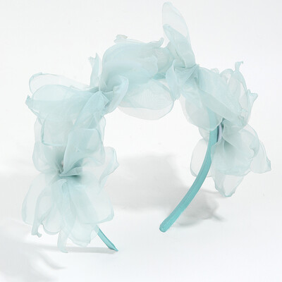 Modes sieta ziedu galvassega sievietēm rozā meiteņu matu lente matu stīpiņa bērniem princeses galvassega Matu aksesuāri ziedu galvassegas