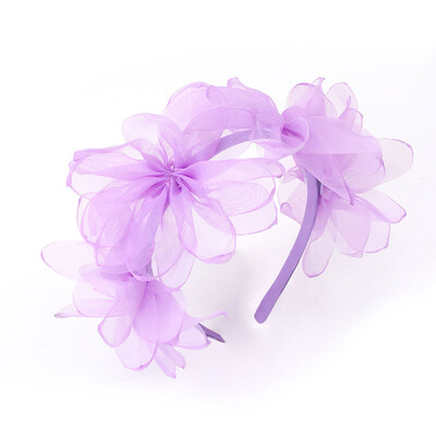 Modes sieta ziedu galvassega sievietēm rozā meiteņu matu lente matu stīpiņa bērniem princeses galvassega Matu aksesuāri ziedu galvassegas