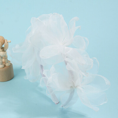 Modes sieta ziedu galvassega sievietēm rozā meiteņu matu lente matu stīpiņa bērniem princeses galvassega Matu aksesuāri ziedu galvassegas