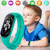 Relojes Inteligentné hodinky pre deti Smartwatch Detské fitness sledovače Monitor srdcovej frekvencie pre chlapcov a dievčatá Vodotesné hodinky pre Xiaomi