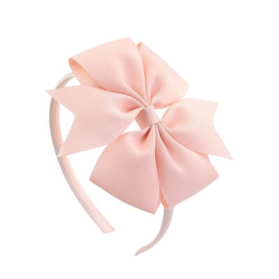 3,7 hüvelykes nagy virágos fejpánt gyerekeknek lányoknak tömör kézzel készített hajkarika Grosgrain szalagos hajkiegészítők ajándékok