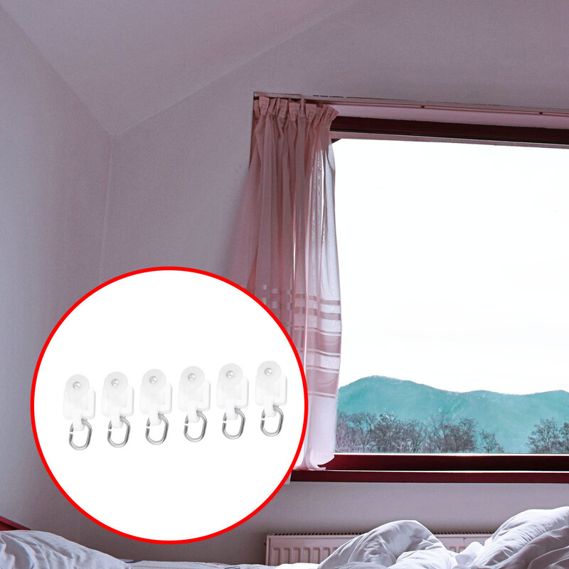 50 tk Arca Rail kardina liugur kaarjas kardinapuu kardina konksu rull Painduv roomik painduv kardina roomiku rihmaratas liugur