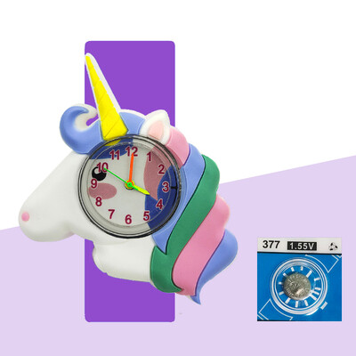Rajzfilm egyszarvú karórák gyerekeknek tanulási idő Óra játékok baba születésnapi és karácsonyi ajándékok pofon csuklóra gyerekórák fiúknak