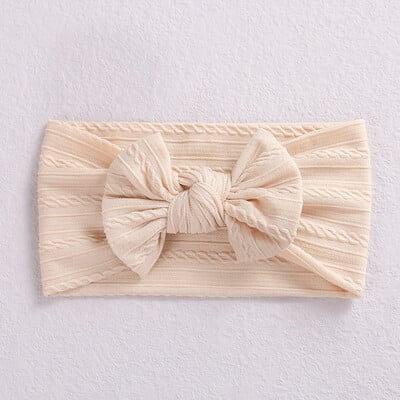 Čelenka s kvetinovou potlačou a mašľou pre bábätká, pletená široká nylonová turban, zábaly na hlavu, darček na detskú oslavu pre dievčatá