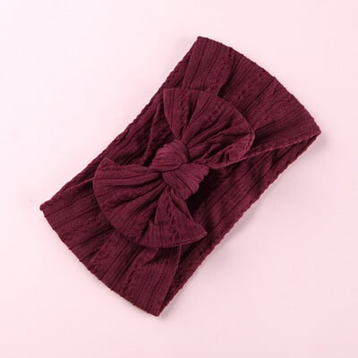 Čelenka s kvetinovou potlačou a mašľou pre bábätká, pletená široká nylonová turban, zábaly na hlavu, darček na detskú oslavu pre dievčatá