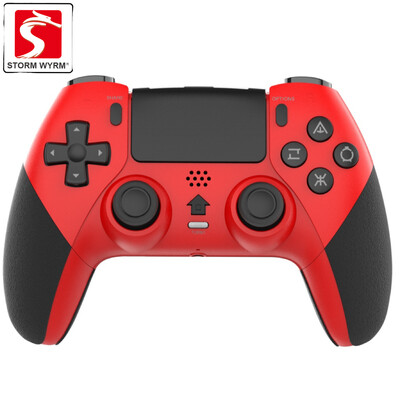 STORM WYRM bezvadu spēļu paneļa kontrolieris operētājsistēmai PS4 ar motorizētu vibrācijas ķermeņa sensoru, 6 asu nepārtrauktas palaišanas funkciju T29