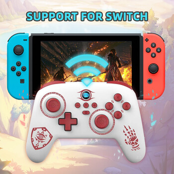 Switch Pro Gamepad Безжичен контролер за игри за Nintend Switch OLED/Lite Джойстик за Steam Yuzu Controle PC