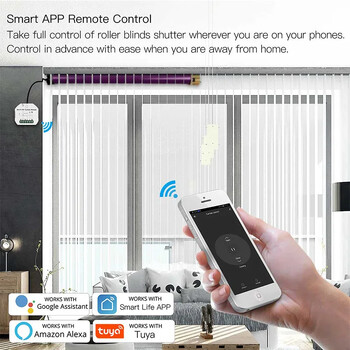 DIY RF433 WiFi Smart Switch Module Tuya Voice Wireless Control Electric Roller Blinds Shutter Motor Switch Breaker Alexa