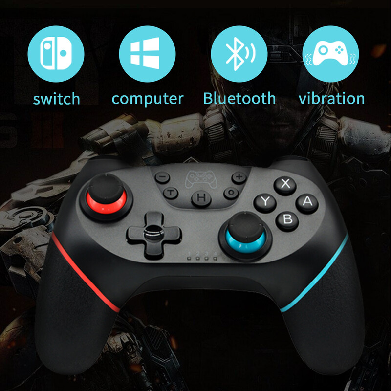 [2023-as frissített verzió] Bluetooth vezeték nélküli kontrollerrel kompatibilis Nintendo Switch Pro Gamepad kompatibilis Nintendo játék joystick