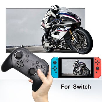 Ασύρματο χειριστήριο Bluetooth Joystick για Nintendo Switch Pro Mando Gamepad Συμβατό με Nintendo Switch/Lite/Switch OLED