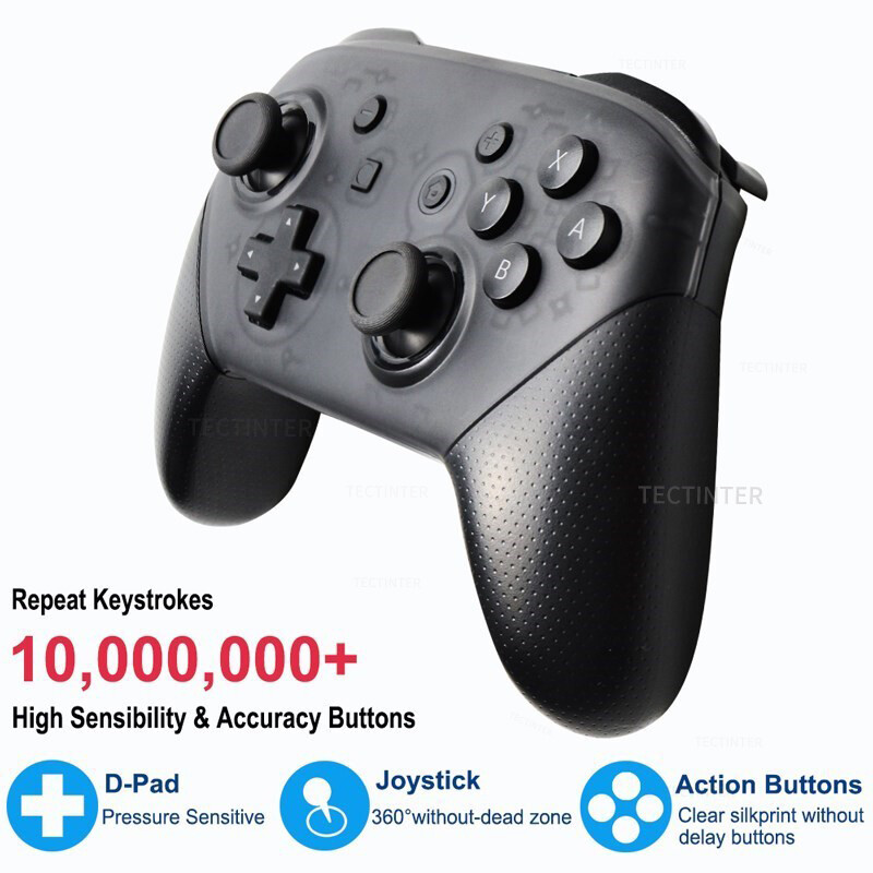 Controler wireless Bluetooth Joystick pentru Nintendo Switch Pro Mando Gamepad compatibil cu Nintendo Switch/Lite/Switch OLED