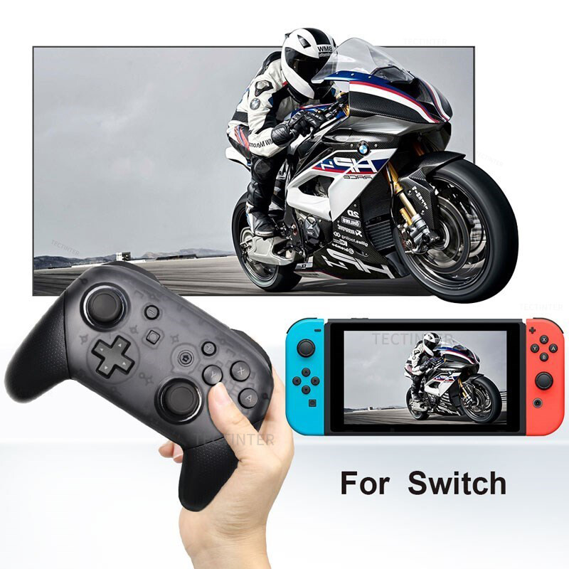 Controler wireless Bluetooth Joystick pentru Nintendo Switch Pro Mando Gamepad compatibil cu Nintendo Switch/Lite/Switch OLED