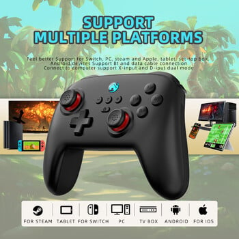 Switch Pro Controller Ασύρματο Gamepad για Nintendo Switch OLED/Lite Joyestick για PC/Steam Deck Yuzu Controle