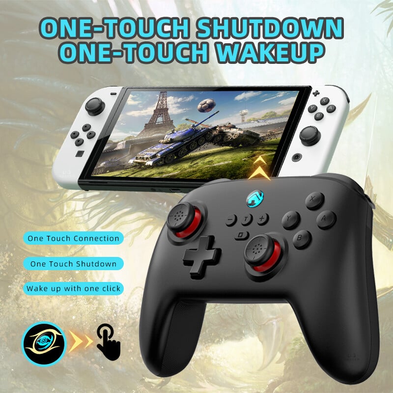 Bezdrôtový herný ovládač Switch Pro pre Nintendo Switch OLED/Lite Joystick pre PC/Steam Deck Yuzu Controle