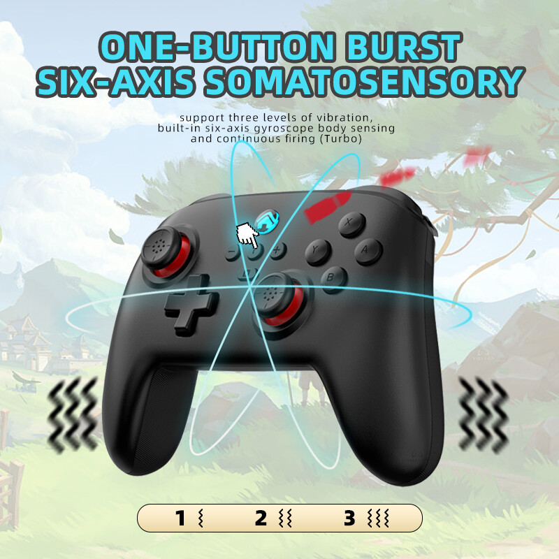 Bezdrôtový herný ovládač Switch Pro pre Nintendo Switch OLED/Lite Joystick pre PC/Steam Deck Yuzu Controle