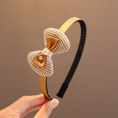 2023 m. nauji vaikai, gražios kavos spalvos animacinių filmų širdis, gėlių lankas, papuošalas galvos tvarsčiai mergaitei, mieli plaukų lankelis, vaikų plaukų aksesuarai