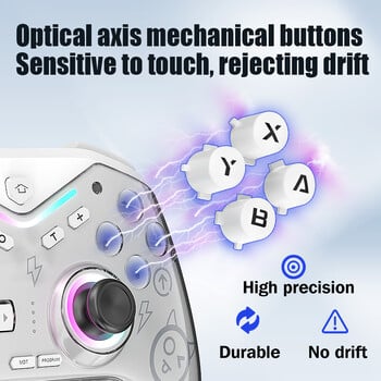 Ασύρματο χειριστήριο Bluetooth για Switch Pro χειριστήριο Joystick For Switch Κονσόλα παιχνιδιών 6-Axis Handle Hall Effe PC Android IOS