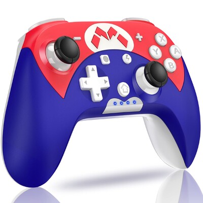 Гейминг контролер Безжичен геймпад Bluetooth управление с Turbo 6-axis Gyro за Nintendo Switch Pro Console Switch Lite OLED
