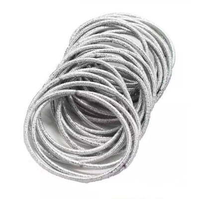 50 buc/lot Suporturi pentru coada de cal subțire, auriu, argintiu