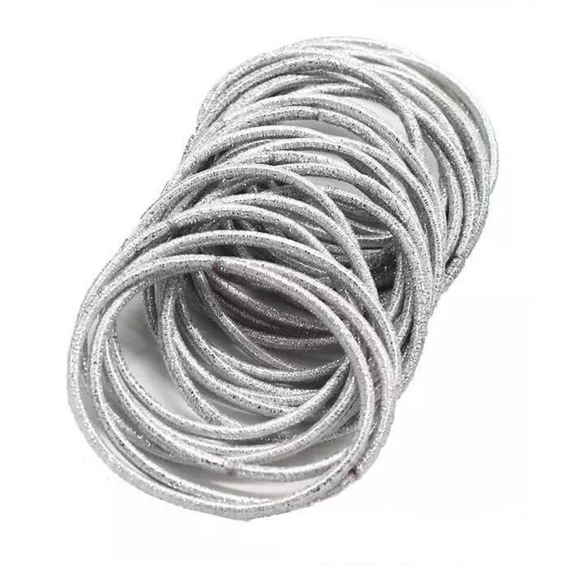 50 buc/lot Suporturi pentru coada de cal subțire, auriu, argintiu