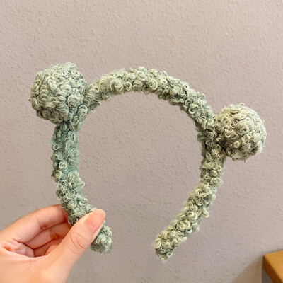 Noi fete drăguțe urechi de urs Cerce de păr de pluș pentru fete copii bentițe minunate bentiță copii accesorii de păr la modă de iarnă