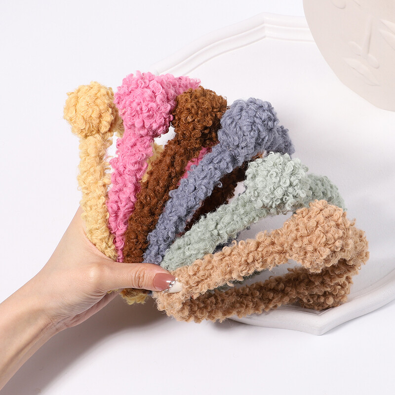 Noi fete drăguțe urechi de urs Cerce de păr de pluș pentru fete copii bentițe minunate bentiță copii accesorii de păr la modă de iarnă