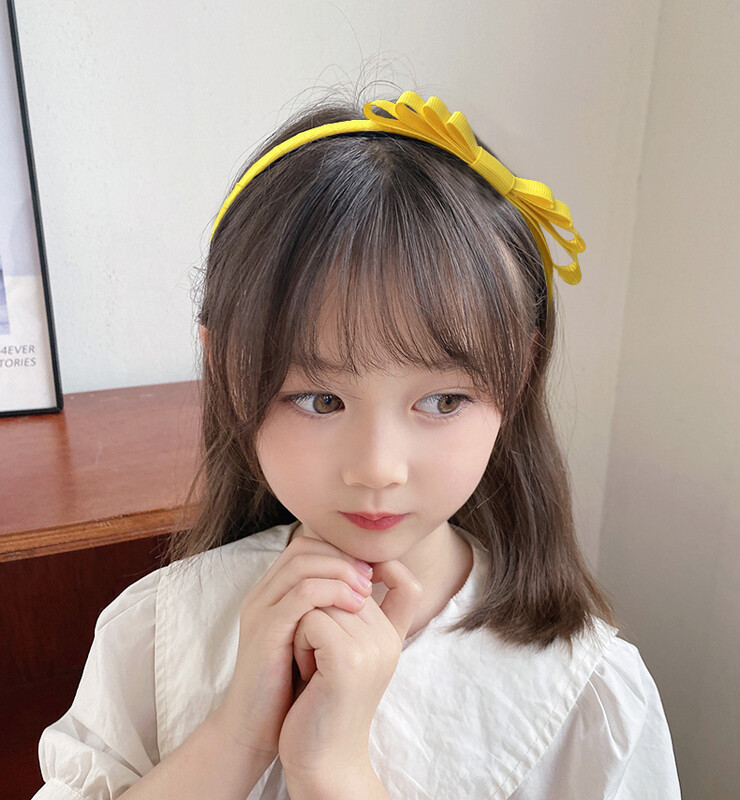 3 bucăți bentite din plastic de 4 inci pentru fete din țesătură sărg arcuri de păr Cercete de păr Accesorii de păr pentru fetițe copii