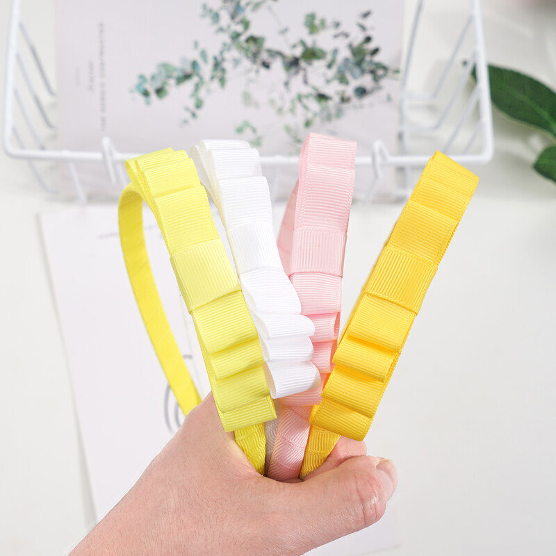 3 bucăți bentite din plastic de 4 inci pentru fete din țesătură sărg arcuri de păr Cercete de păr Accesorii de păr pentru fetițe copii