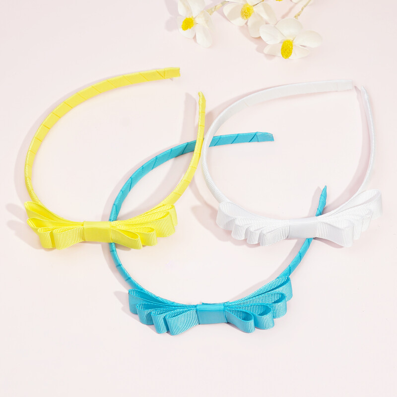 3 bucăți bentite din plastic de 4 inci pentru fete din țesătură sărg arcuri de păr Cercete de păr Accesorii de păr pentru fetițe copii