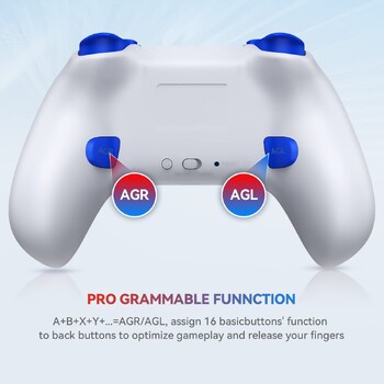 Wireless Switch Pro Controller Bluetooth Gamepad με Turbo/6-axis Gyro/Wakeup/Joystick για Nintendo Switch/Lite/OLED