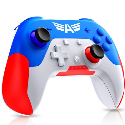 Wireless Switch Pro Controller Bluetooth Gamepad Turbó/6-tengelyes Gyro/Wakeup/Joystick Nintendo Switch/Lite/OLED-hez