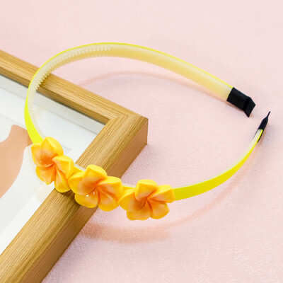 1 gab. Meiteņu galvassegas ar ziedu ziediem meitenēm pavasara ziedu matu lentes bērniem meitenēm, matu stīpas bērniem ballīšu dekorēšanai, matu aksesuāri