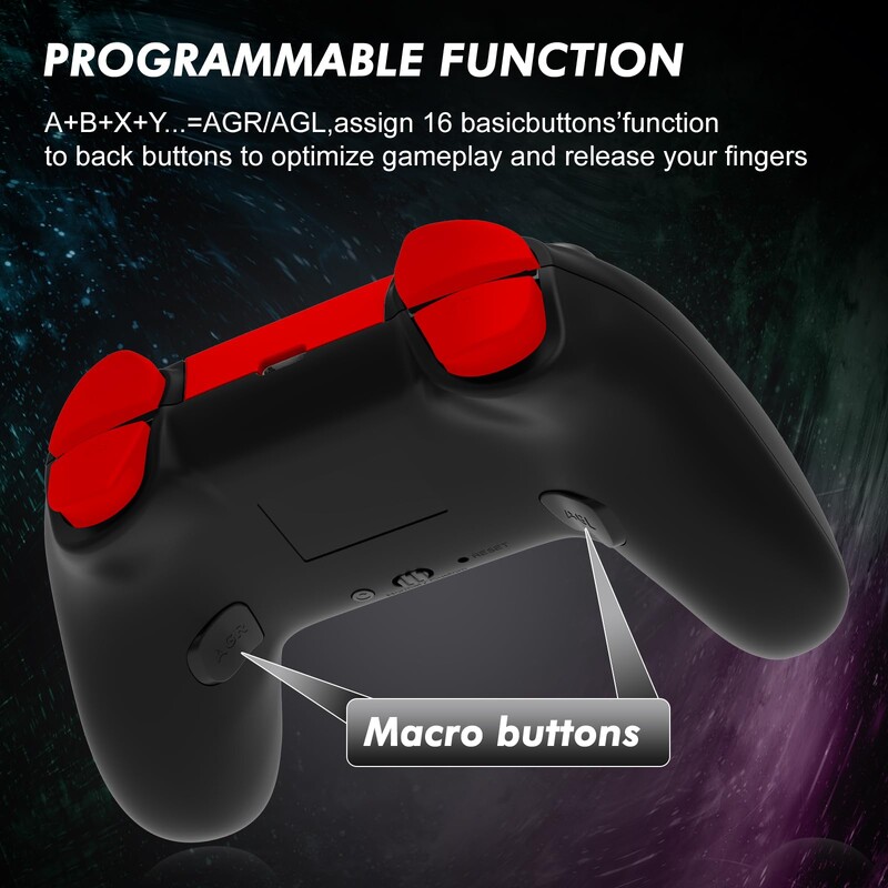 Ovládač pre Nintendo Switch Lite OLED Bluetooth Gamepady so 6-osým gyroskopom pre konzolu Switch Pro s bezdrôtovým ovládaním Joystick