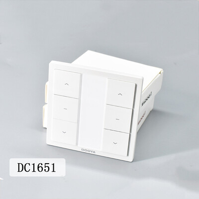 Dooya DC1650/DC651/DC1653 1/dual/15channel 86 sienos lipdukas Nuotolinio valdymo pultelis, skirtas Dooya Electric Curtian varikliui DT52E/DT360E