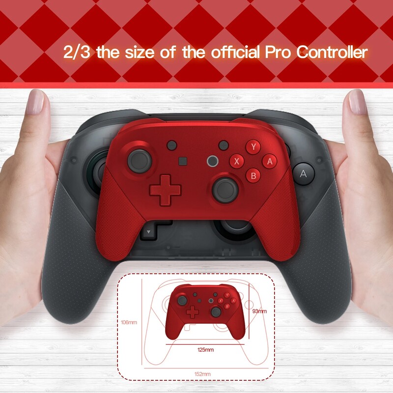 Steam Deck Joystick vezeték nélküli Bluetooth joystick vezérlő Switch Pro Mini vezeték nélküli játékvezérlőhöz Switch/Lite/Switch OLED-hez