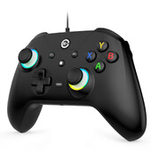 NE N5 Pro Ενσύρματο χειριστήριο για υπολογιστή Nintendo Switch Laptop Turbo Δόνηση LED Φως 2,3m/7,5ft Καλώδιο 500Hz Gamepad RGB Joystick