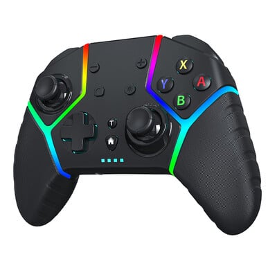 Controler de joc fără fir pentru Nintendo Switch/Lite/OLED, control de jocuri cu fir pentru PC PS3, cu Turbo/Vibrație/Gyro cu 6 axe