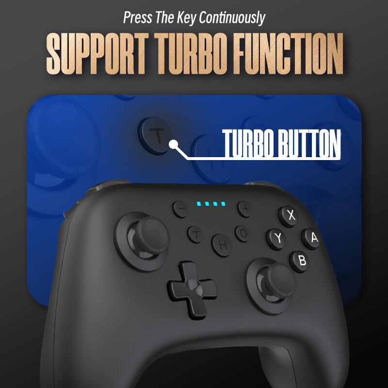 Herný ovládač DATA FROG Switch Pro kompatibilný s Nintendo Switch/Switch Lite/Switch OLED s NFC
