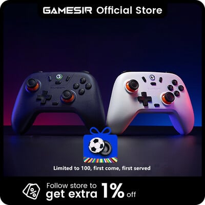 GameSir Nova Lite Wireless Switch Controller Bluetooth Gamepad cu efect Hall pentru Nintendo Switch iPhone Android Telefon PC