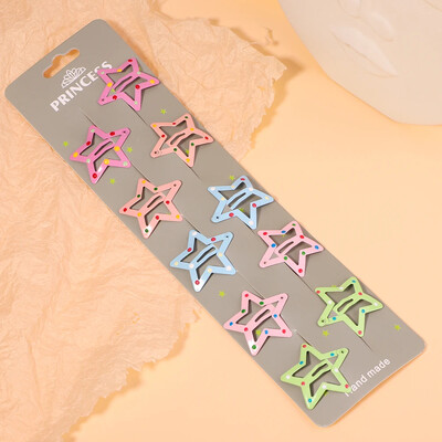 10/30db/szett új női lányok aranyos színes vízcsepp alakú hajtű édes hajcsattok csúszókapcsok divatos hajkiegészítők